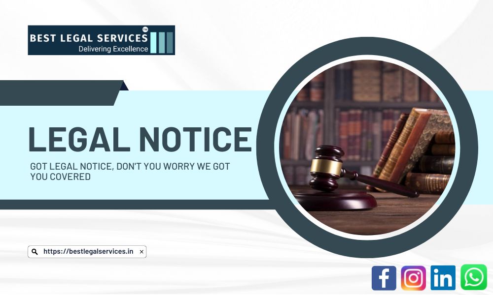 GOT LEGAL NOTICE, DON'T YOU WORRY WE GOT YOU COVERED